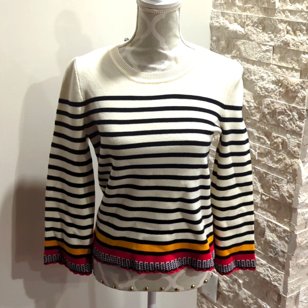 NWT Marled Reunited Clothing Striped Sweater